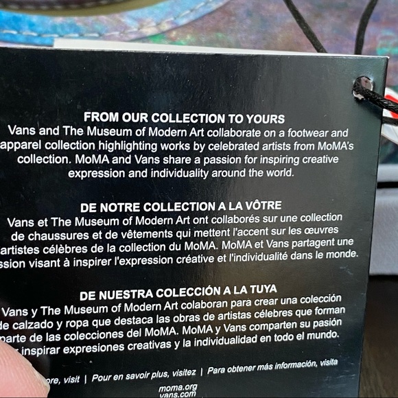 Vans Authentic MoMa Claude Monet Waterlilies Shoes - Picture 10 of 11